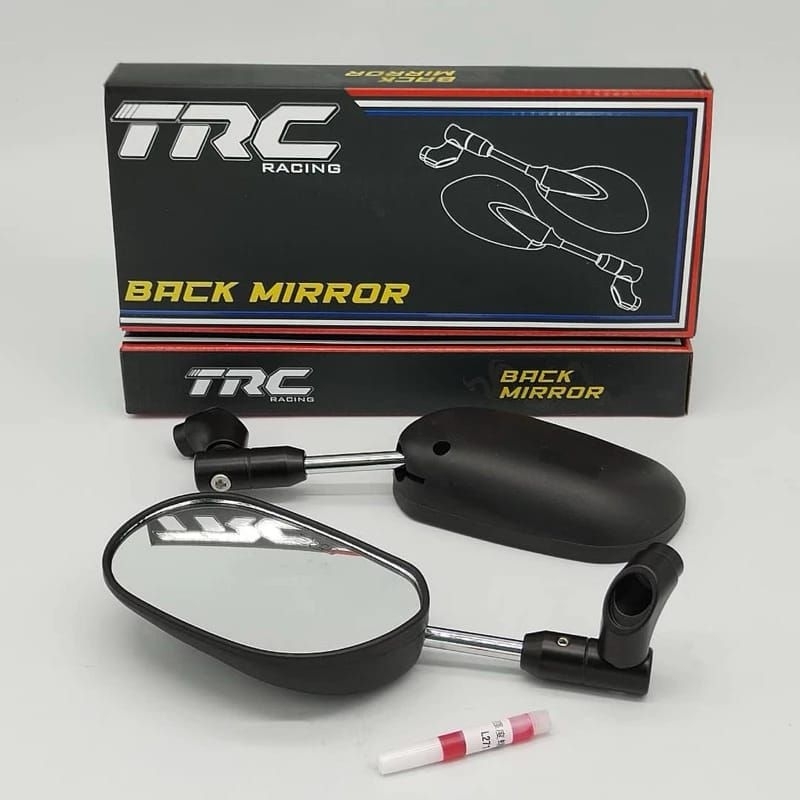 TRC RACING กระจกมองข้าง Y125Z LC135 Y110 CHROME BATANG 360 PUSING BOLEH LIPAT
