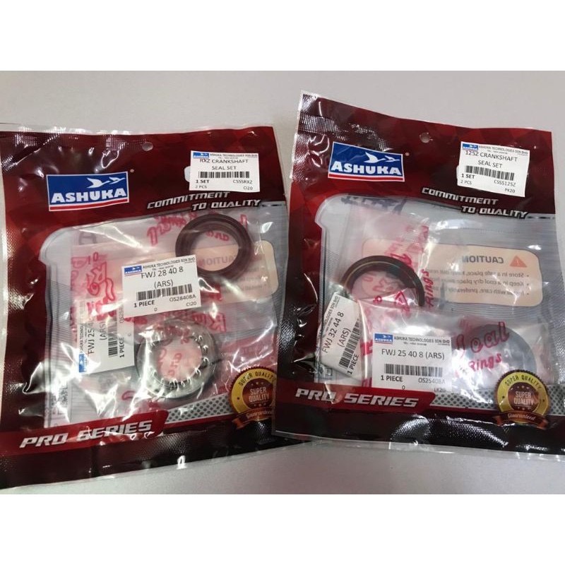 YAMAHA Y125ZR / RXZ CRANKSHAFT SEAL SET 0 25408 32448 CRANK SHAFT ซีลน้ํามัน COMP Y125 Y125Z RXZ135 