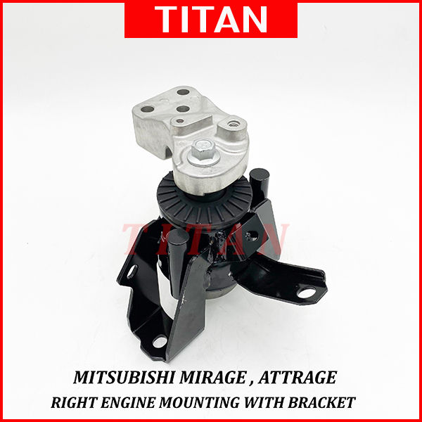 (1ชิ้น) ขายึดเครื่องยนต์ขวาพร้อมขายึด (Timing) 1093A146 Mitsubishi Mirage 1.2 Auto Attrage 1.2 Auto