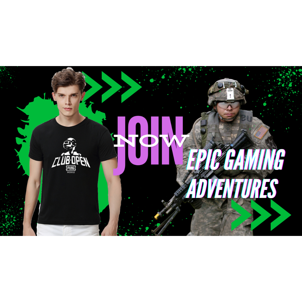PUBG ปรับแต่งเสื้อยืด
