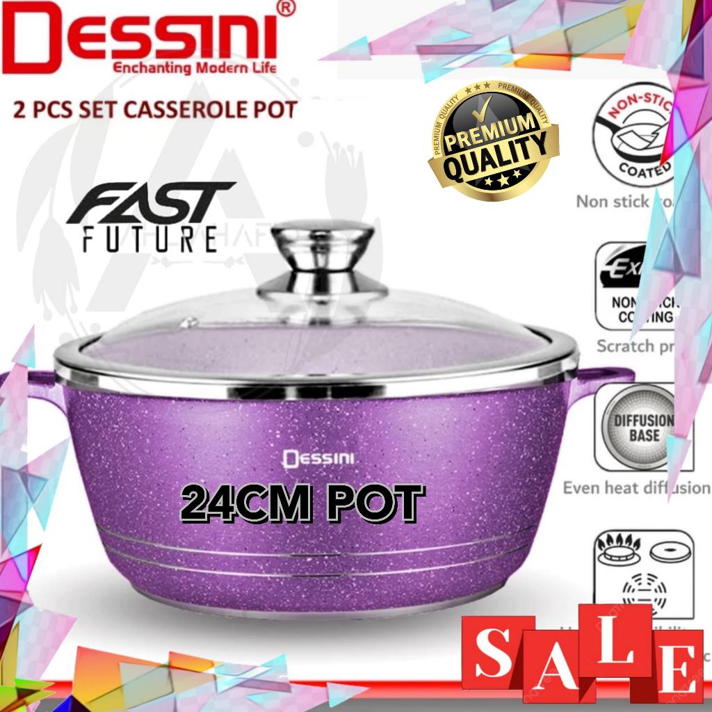 Dessini หม้อ 24CM ️ Loose Item Periuk Dessini Non Stick หม้อตุ๋น