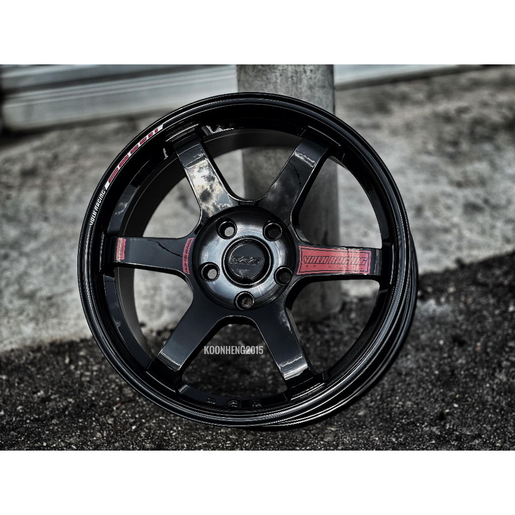 รถใหม่ Sport Rim RAYS VOLK RACING (VR) TE37SL SONIC 17X8J 5x112 5x114 ET38 -