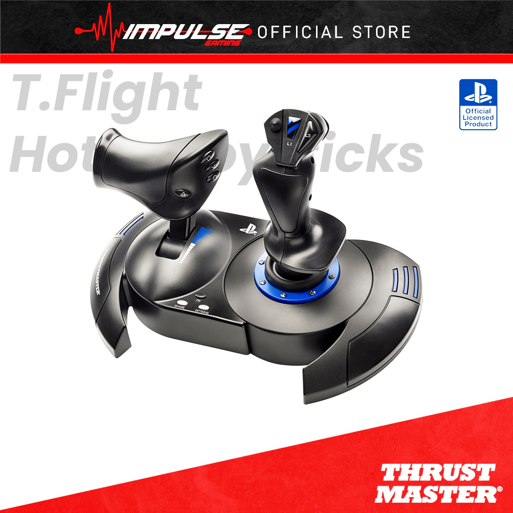 Thrustmaster T.Flight Hotas 4 4160666 Gaming Flight Stick (เข้ากันได้ PlayStation 4, PlayStation 5 แ