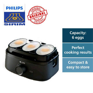 Philips หม้อหุงไข่ไฟฟ้า เครื่องนึ่งไข่ 3000 Series Poached S…