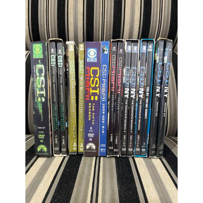 Pre Loved DvD TV Series ซีซั่นที่สมบูรณ์ CSI NY/Las Vegas/Miami