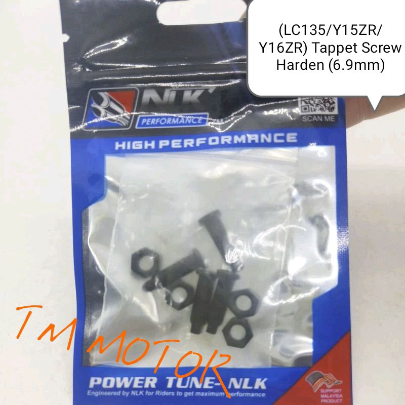 NLK Performance Tappet Screw Harden (6.9mm), LC135/Y15ZR/Y16ZR