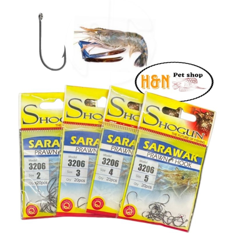 MATA SHOGUN SARAWAK PRAWN HOOK