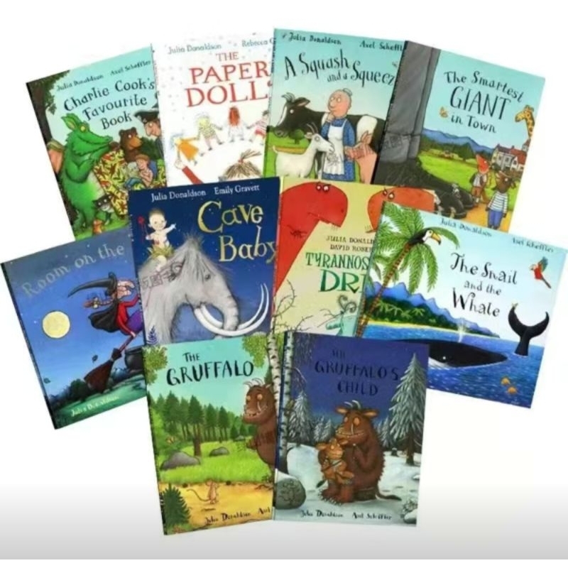 (10 Books) Julia Donaldson Children Story Book/(10 เล่ม)เรื่องราว โดย Julia Donaldson หนังสือนิทานเด