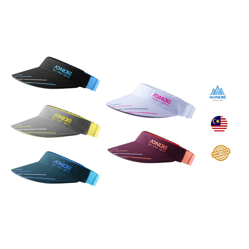 Aonijie EMPTY TOP CAP VISOR HAT สําหรับ TRAIL RUNNING MARATHON HIKING GOLF TENNIS กีฬากลางแจ้ง