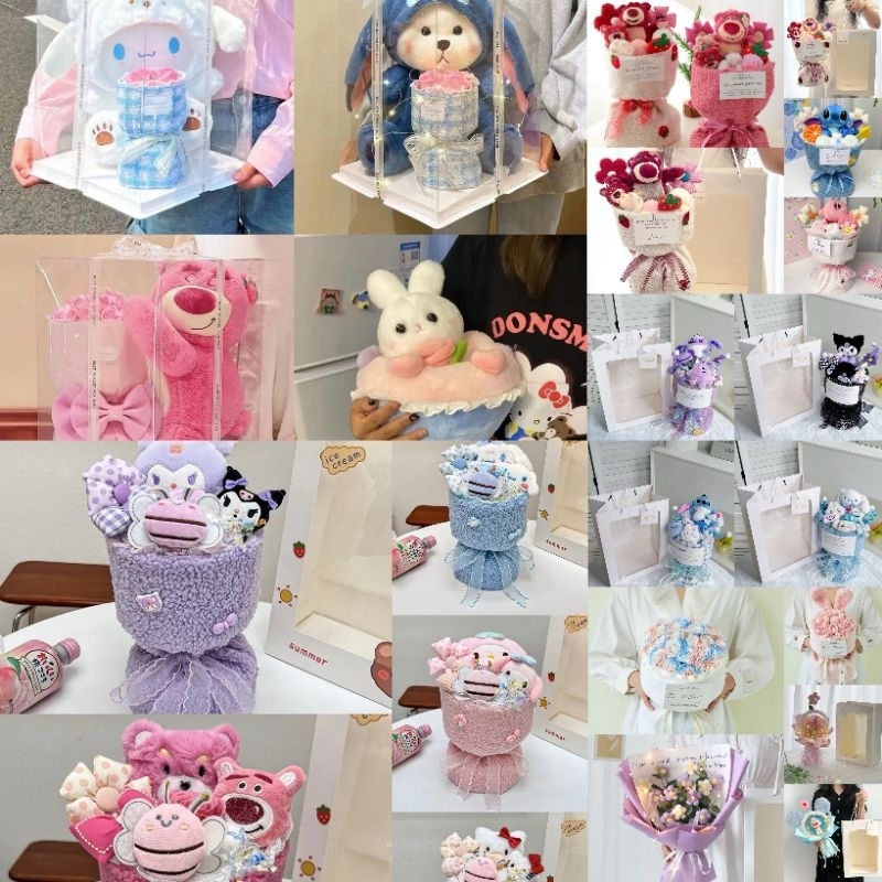 VALENTINE FLOWER BOUQUET 情人节卡通 FLOWER