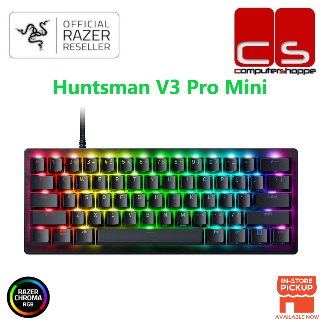 Razer Huntsman V3 Pro Mini 60% คีย์บอร์ด Esports แบบอะนาล็อกออปติคอล