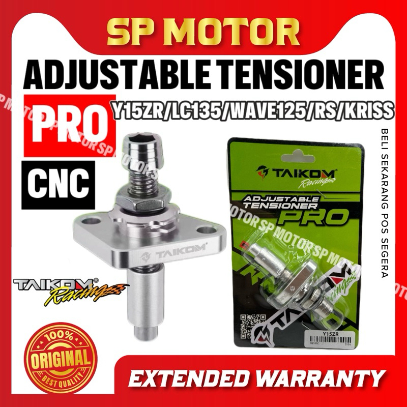 Taikom PRO CNC RACING MANUAL ADJUSTABLE TENSIONER Y15ZR LC135 135LC RSX RS150R RS150 RS 150 WAVE 125 KRISS GT128