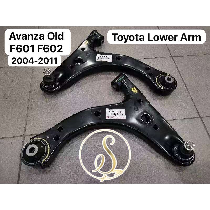 TOYOTA AVANZA แขนล่างหน้า F601 F602 1.3cc 1.5cc (2004~211) 48068-BZ010 48069-BZ010 LOWER ARM
