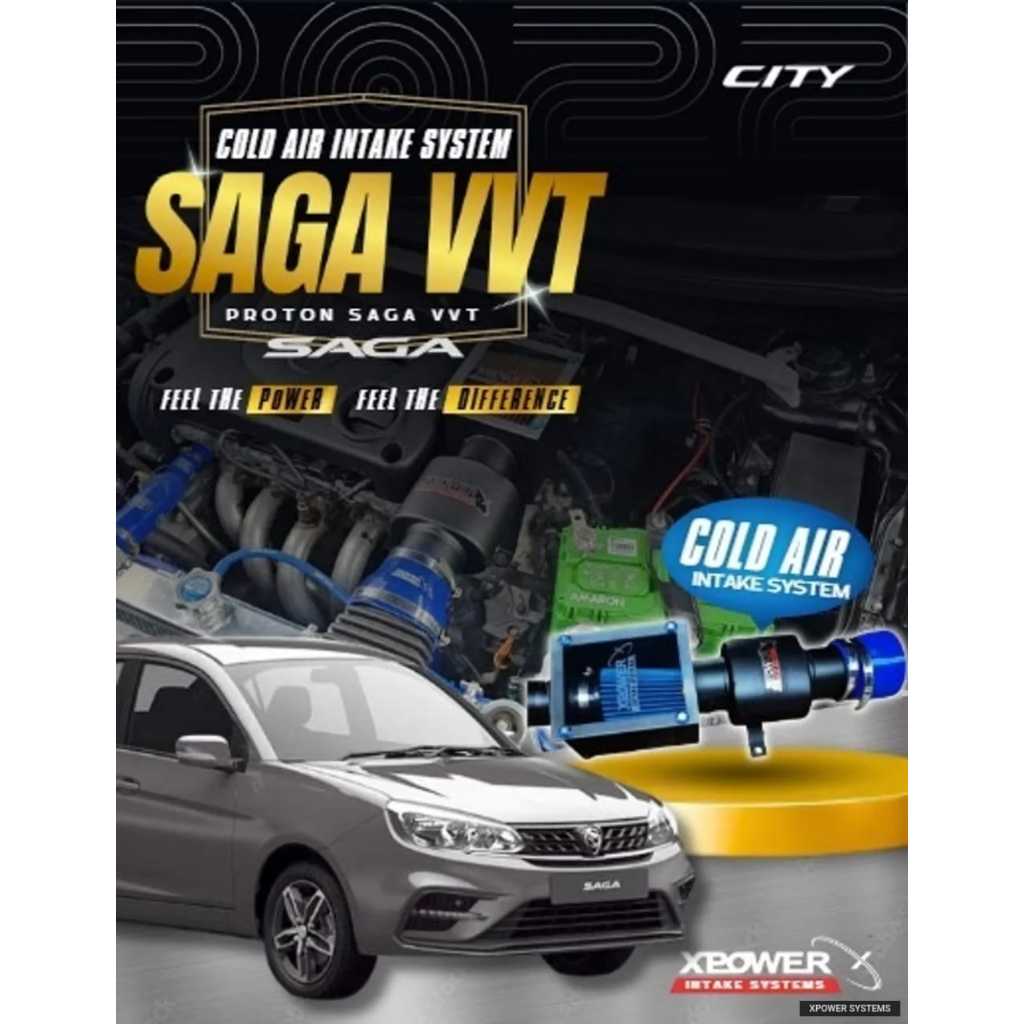 XPower AIR INTAKE Proton SAGA VVT ระบบรับอากาศใหม่