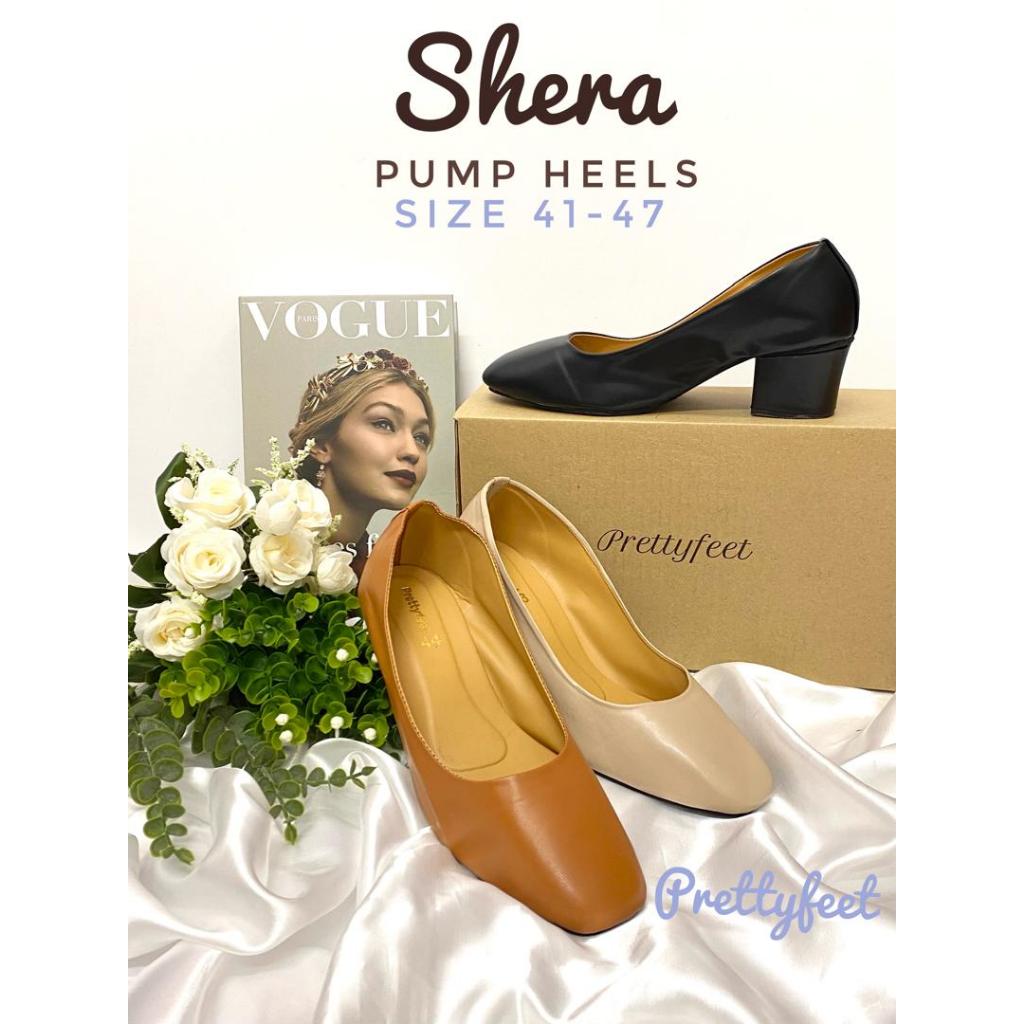 Prettyfeet SHERA Plus Size Heels Women - Kasut Tinggi Perempuan - Heels For Plus Size - Size 41-47