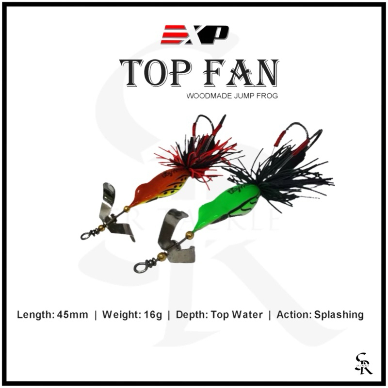 EXP TOP FAN Slash Bait ULTIMATE สําหรับตกปลา Snakehead Toman Haruan Bujuk