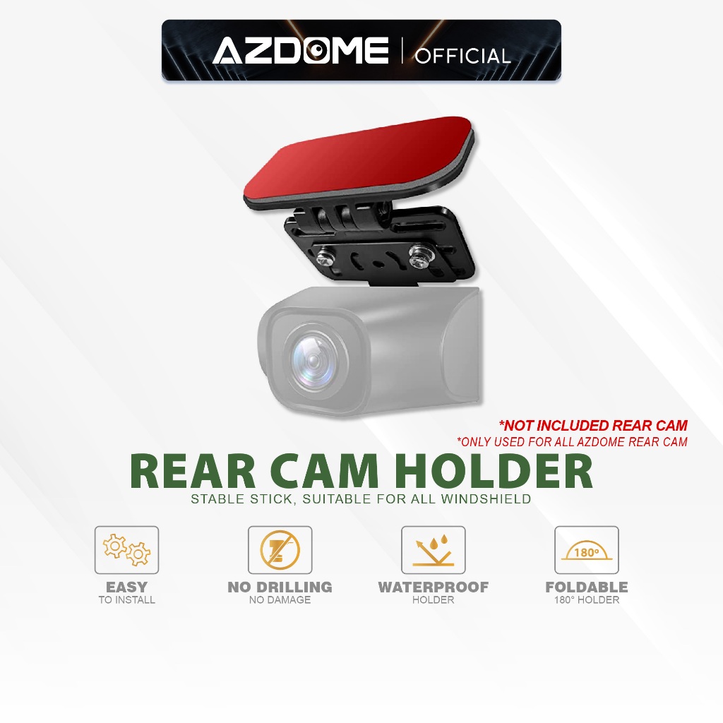 AZDOME 3M Mount Bracket สําหรับ AZDOME กล้องด้านหลัง M01PRO M17PRO GS63H AR09