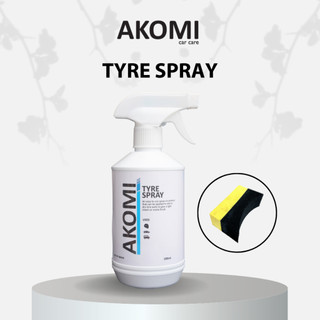 AKOMI Tyre Spray 200ml / 500ml Tayar Matte Shinning Tyre Cleaner Tyre Wax  Spray Tyre Polish
