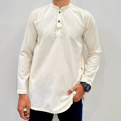 ADULT KURTA COLLAR CREKAK SLIM FIT LONG SLEEVE MUANG