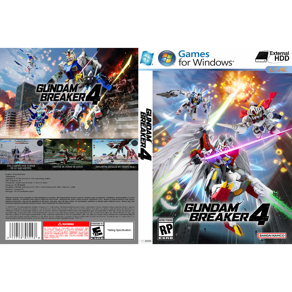 GUNDAM BREAKER 4 PC GAME Offline [Pendrive INSTALLATION]