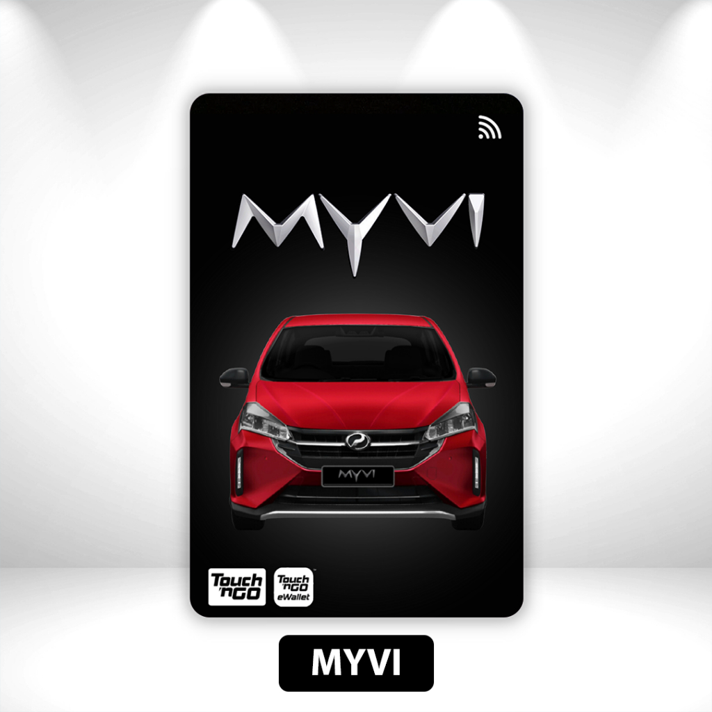Perodua MYVI - TNG Sticker TNG NFC Card Skincard MYVI Sticker Touch n Go