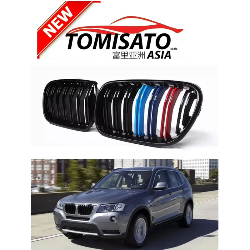 BMW F25 X3 OLD MODEL GT 2 LINE M COLOR BLACK GRILLE