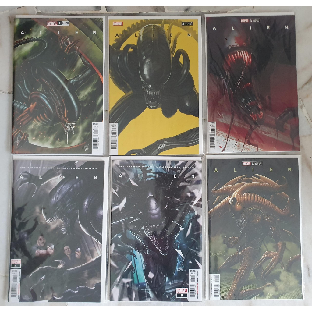 ALIEN 1ST MARVEL COMICS SERIES 6 ISSUES SET ( 1- 6)