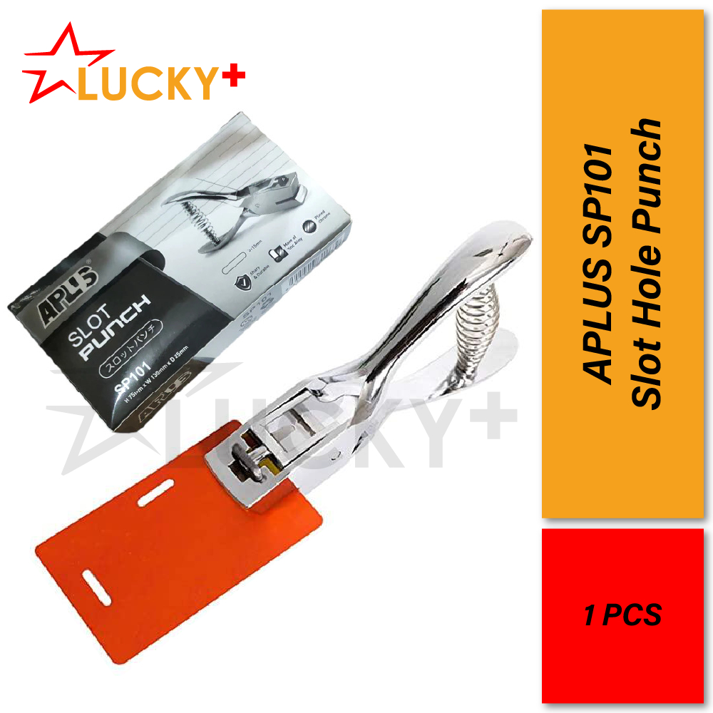MESIN APLUS SP101 Slot Punch (1 ชิ้น) Hole Punch Machine Hole Puncher One Hole Paper Hole Puncher
