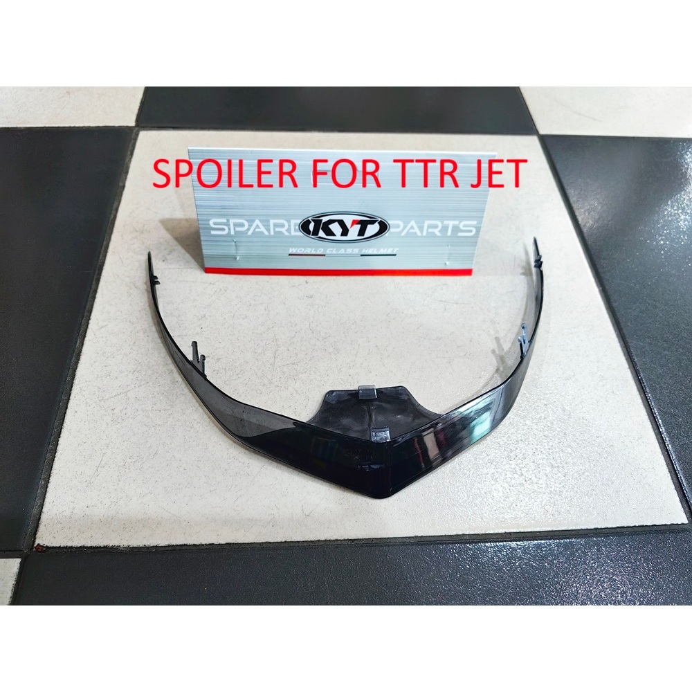 Spoiler KYT TTR JET KYT OPEN FACE HELMET SPOILER สําหรับ KYT TTR JET PNP