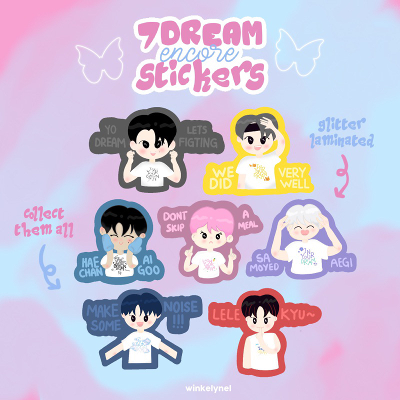 สติ๊กเกอร์ encore 7DREAM ( Nct Dream)