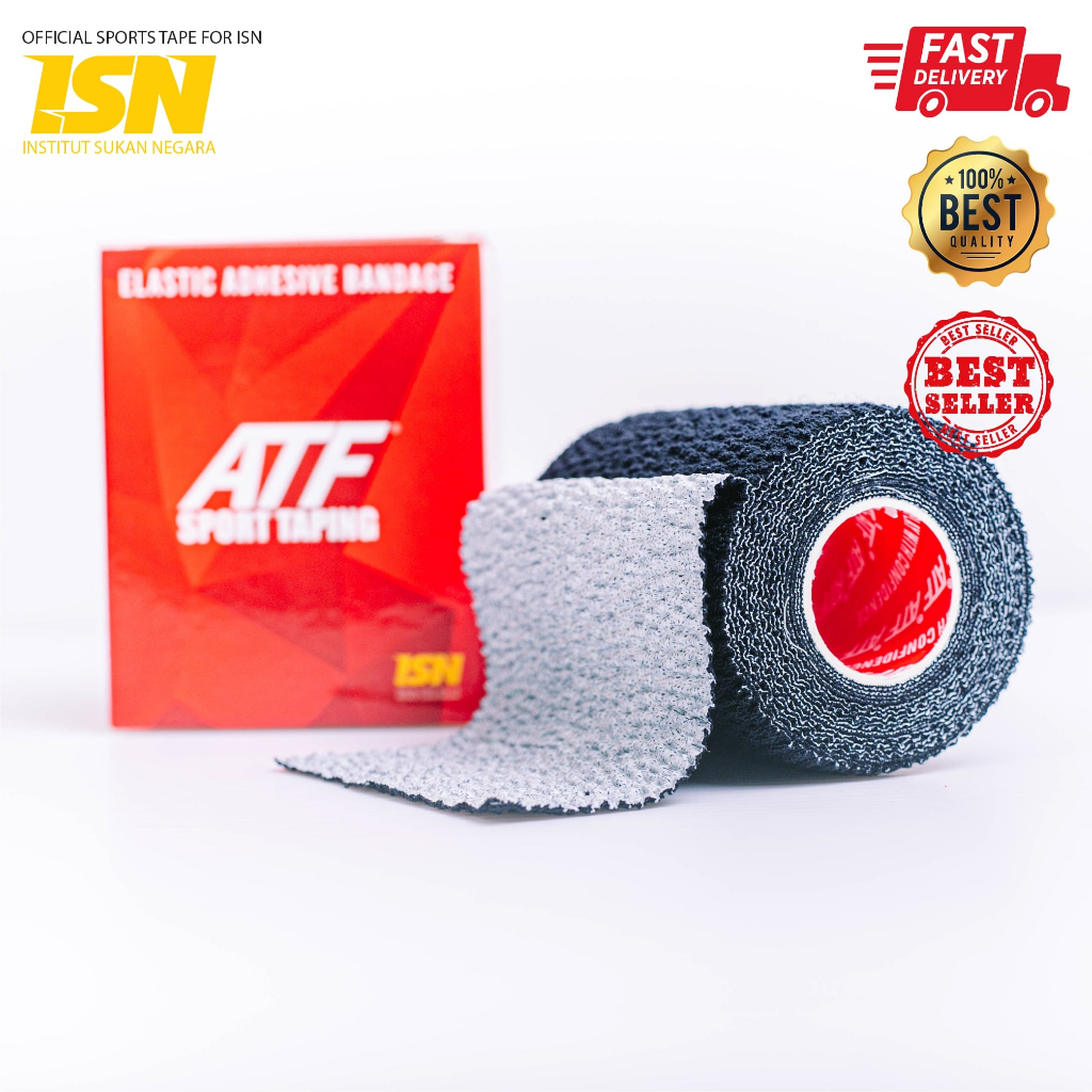 EAB - Self-Adhesive Elastic Bandage กันน้ํากีฬา Gym Elastic Roll Physio Muscle Bandage โดย ATF