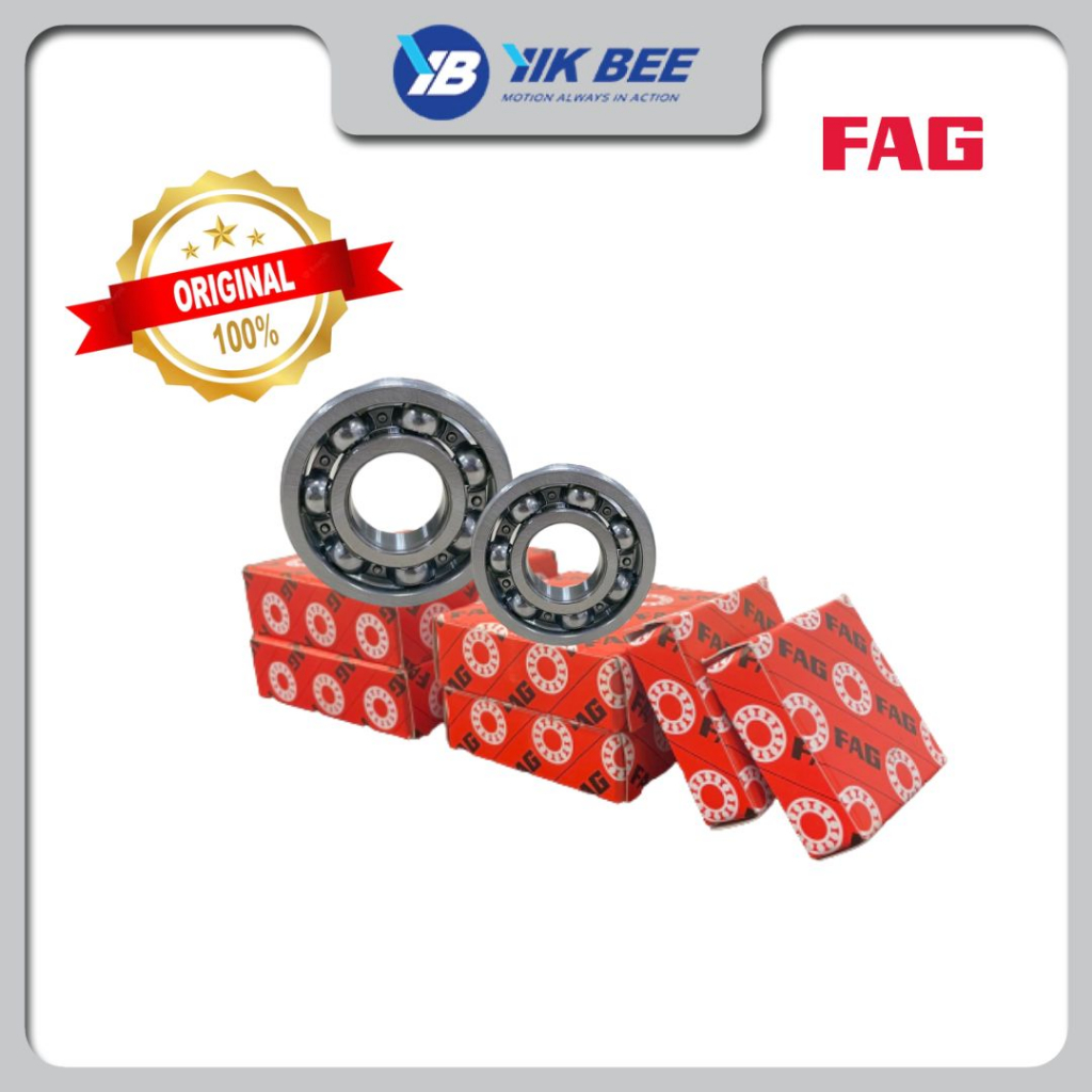 ! CRANKSHAFT แบริ่งรถจักรยานยนต์ MOTOSIKAL 6205-C3 6305-C3 6304-C3 6305 C4 HIGH SPEED C3 FAG ยี่ห้อ