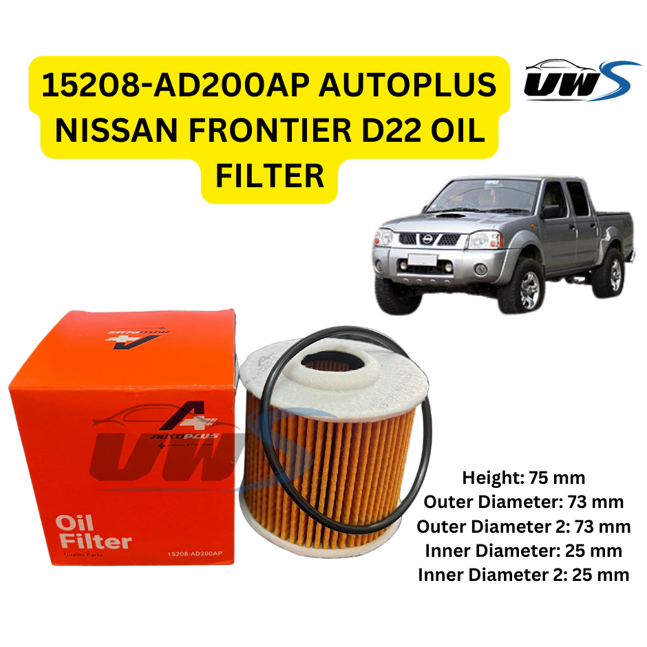15208-AD200AP AUTOPLUS NISSAN FRONTIER D22 กรองน้ํามัน