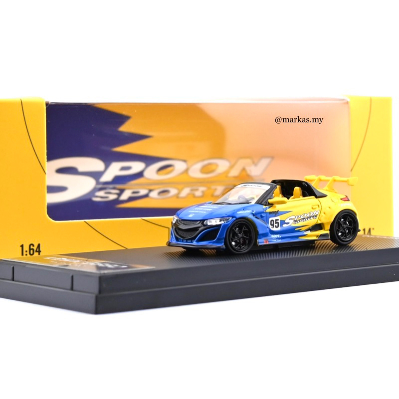(NOT SEALED) TIME MICRO 1/64 HONDA S660 SPOON LIVERY HIGH TAIL