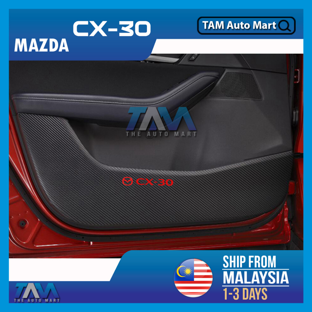 Mazda CX30 CX-30 DM (2019-2027) แผงประตูสติกเกอร์ Carbon Fit Mazda CX30 CX-30 DM TAM Auto Mart อุปกร
