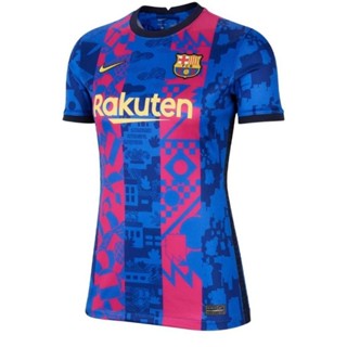 เสื้อกีฬาแขนสั้น ลายทีม Barcelona 3rd สําหรับผู้หญิง 2021/22