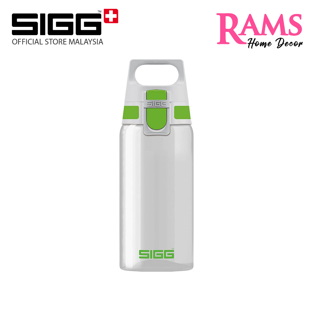 SIGG 500ml Total Clear One Tritan Sports Water Bottle / Leakproof/ Swiss Made - Anthracite/Aqua/Red/