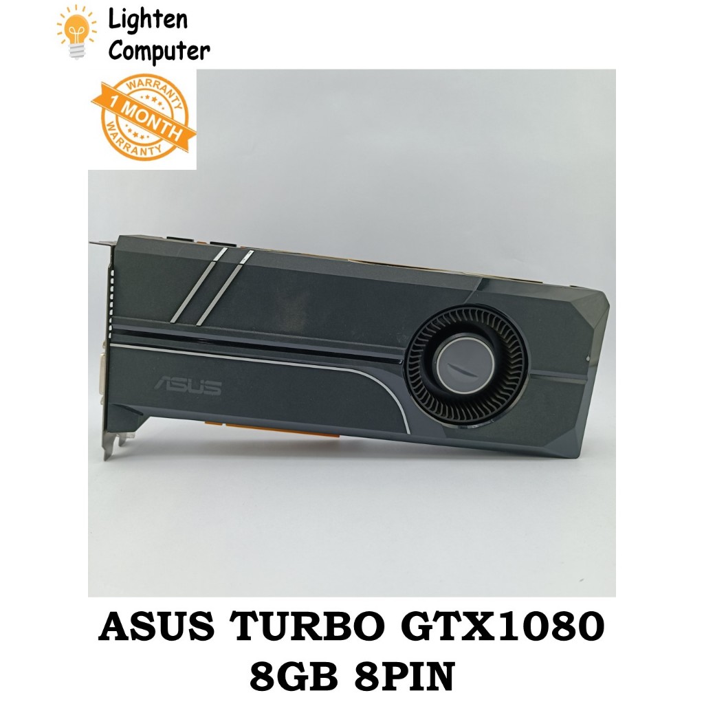 การ์ดจอ ASUS TURBO GTX 1080 8 pin GDDR5 GTX1080 มือสอง