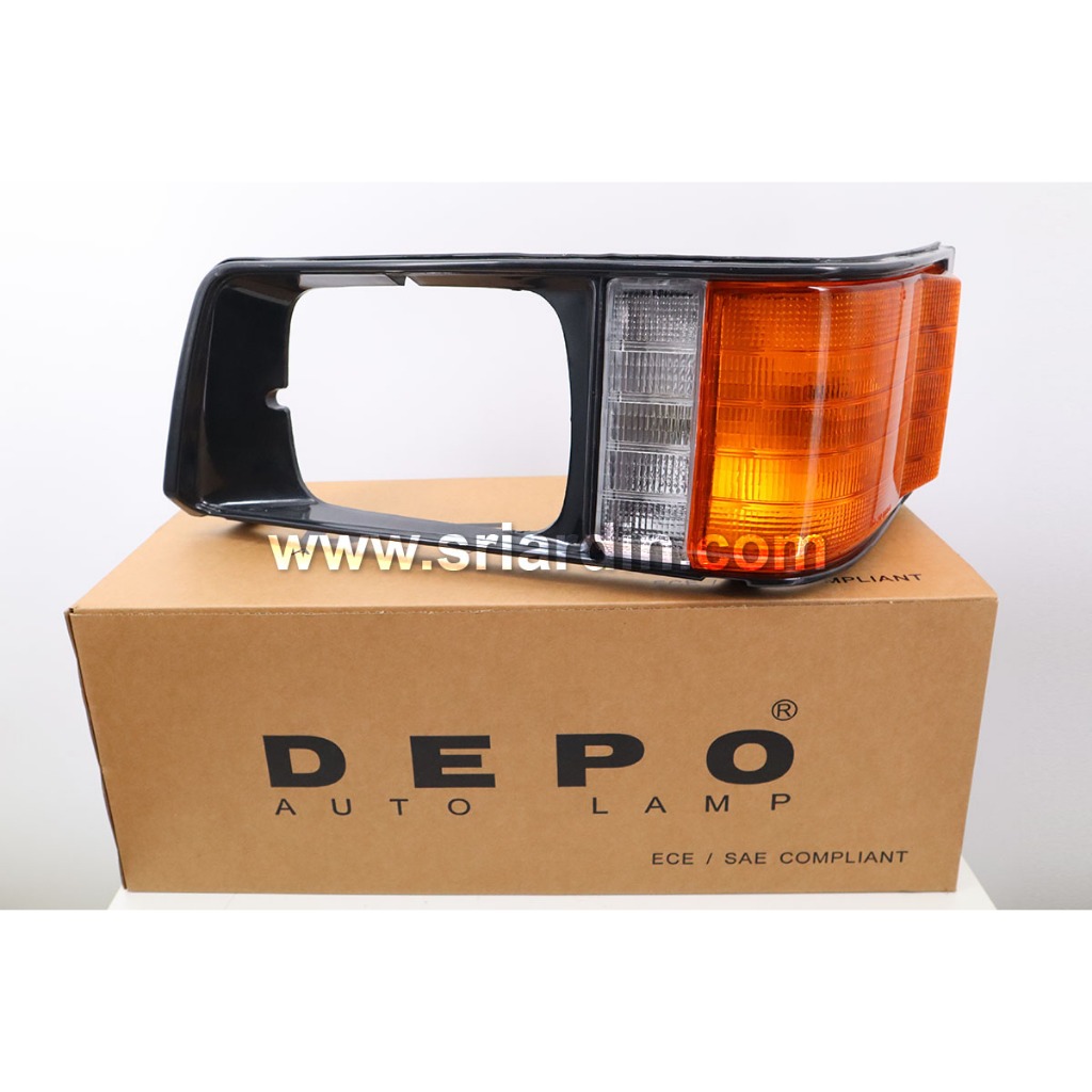 [ ไต้หวัน DEPO / LUCID ] Mitsubishi Delica L300 87-92 ไฟหน้าขอบ + โคมไฟมุม | หมายเลขส่วน OE : L MB 527293 / R MB