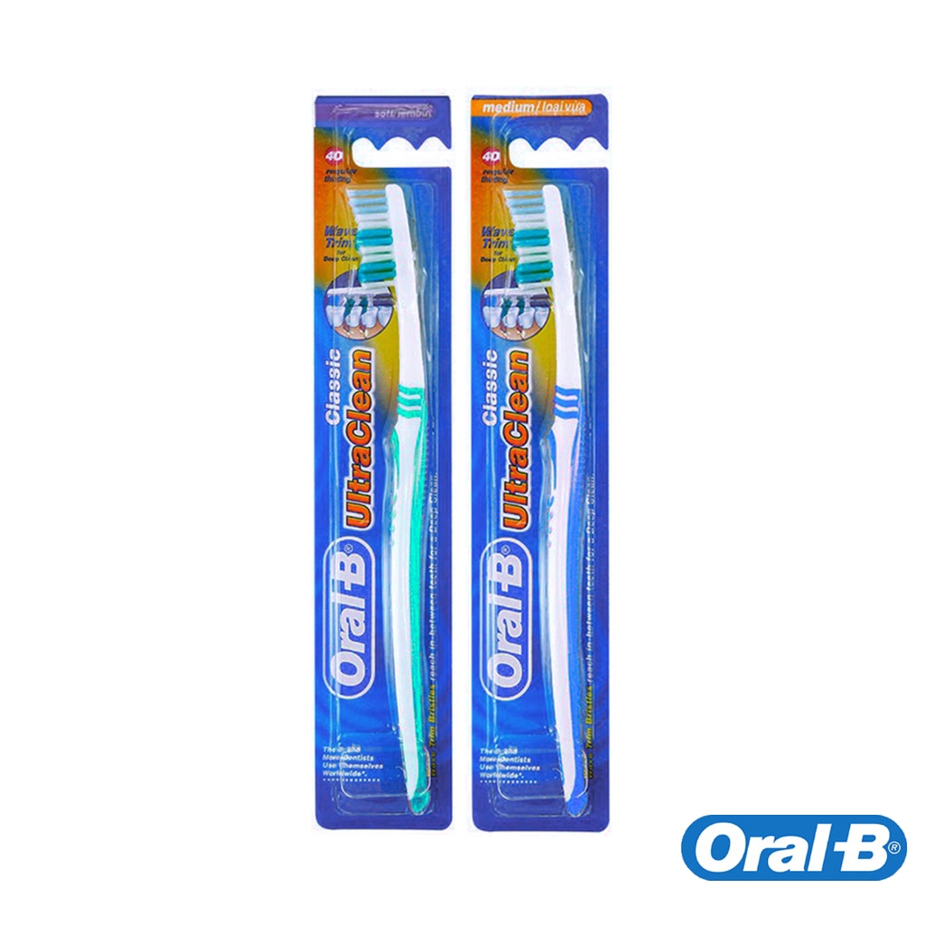 ORAL-B แปรงสีฟัน UltraClean Classic ( 1 ชิ้น )