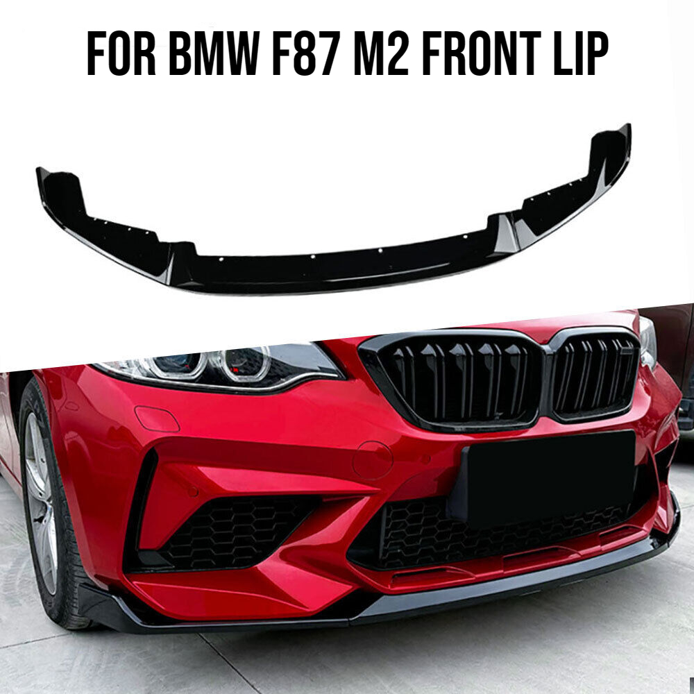 BMW F87 M2 LCI CS ลิ้นกันชนด้านหน้า lip diffuser สําหรับอุปกรณ์เสริม Real M2 2 series