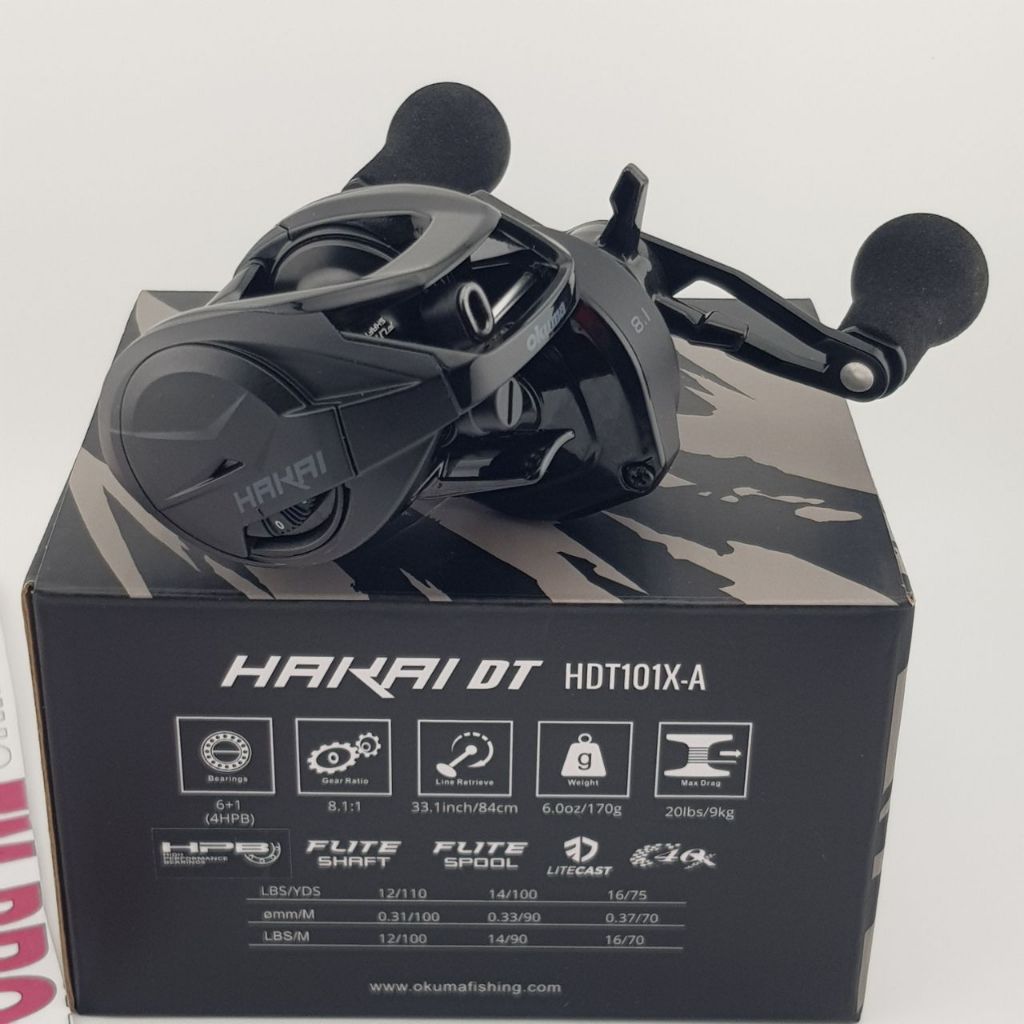 OKUMA HAKAI DT HDT101X-A BAITCAST FISHING REEL