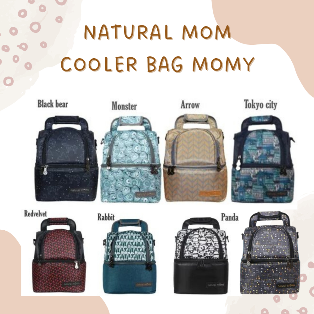 NATURAL MOMS MOMY COOLER BAG 2 in 1 SLING & BACKPACK
