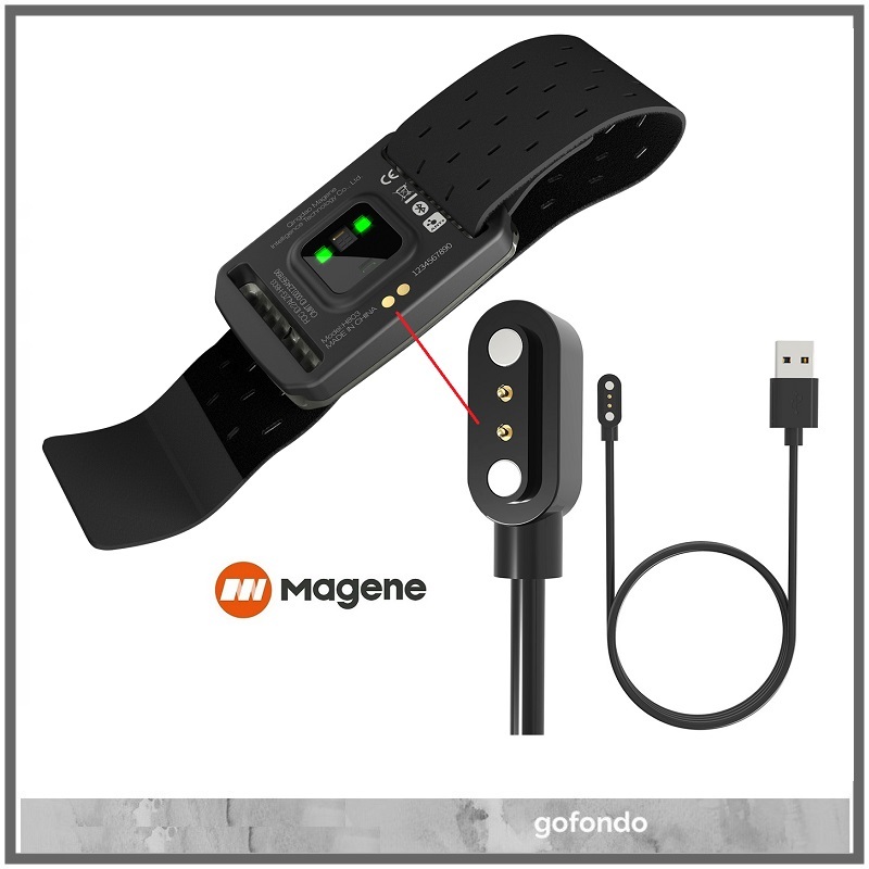 MAGENE H803 สายชาร์จแม่เหล็กปลอกแขนวัดอัตราการเต้นของหัวใจ