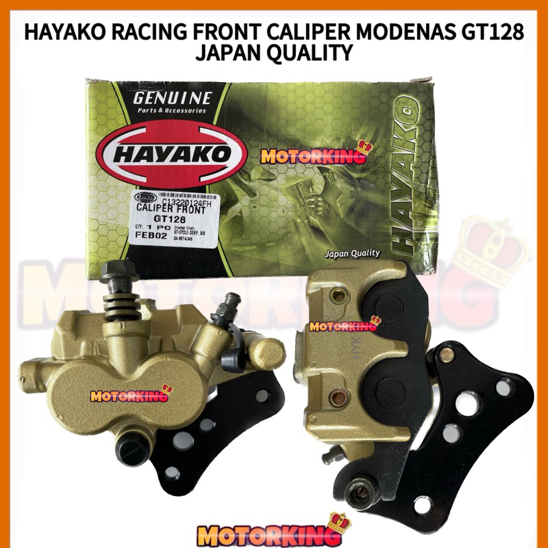 HAYAKO RACING FRONT CALIPER MODENAS GT128 คุณภาพของญี่ปุ่น