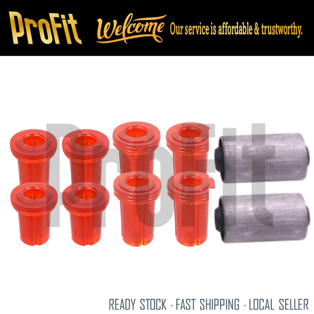 MITSUBISHI TRITON 2.5 2.8 3.2 /TRITON LITE 2WD 4WD (2005-205) - SILICONE REAR LEAF SPRING BUSH 1SET 
