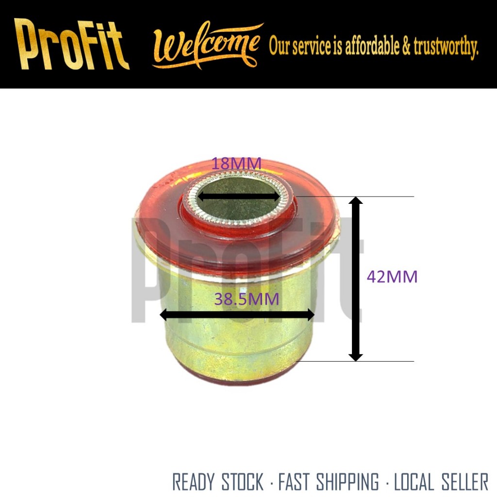 ISUZU D-MAX 4WD (2002-2012) /TROOPER V6 /INVANDER /RODEO - 8-94408-840-2 SILICONE FRONT UPPER ARM BU