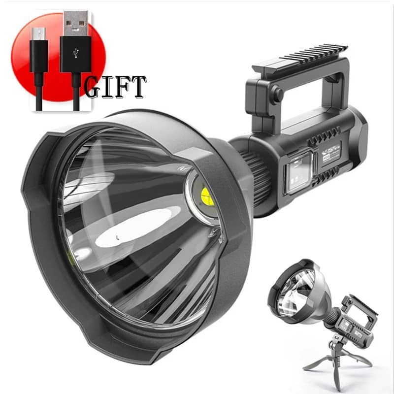 XHP 50 USB RECHARGEABLE MULTIFUNCTION POWERFUL FLASHLIGHT LED