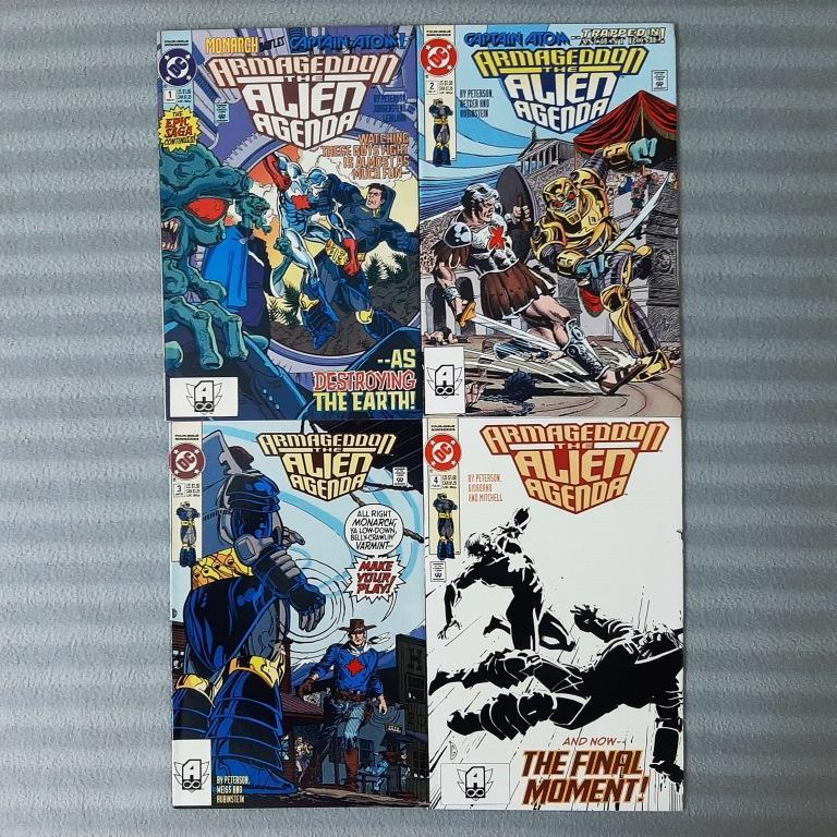 Armageddon: Alien Agenda 4/4 (ครบชุด) DC Comics (Dick Giordano, Jonathan Peterson, Dan Jurgens)