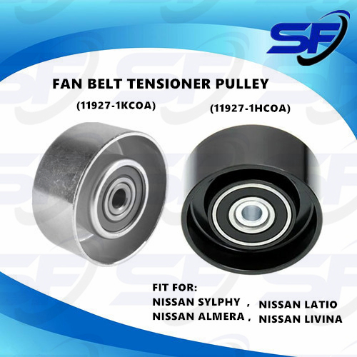 NISSAN SYLPHY (05-13Y),ALMERA,LATIO,LIVINA,SLYPHY N17 FAN BELT TENSIONER PULLEY (119271HCOA)